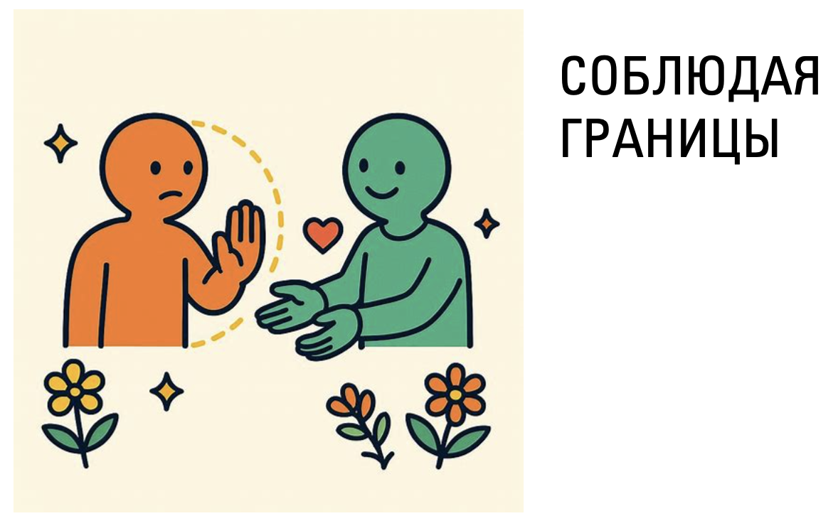 соблюдая границы